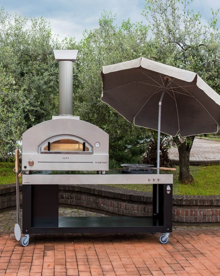 Alfa Forni Stone Pizza Oven Copper Large Top FXSTONE-L